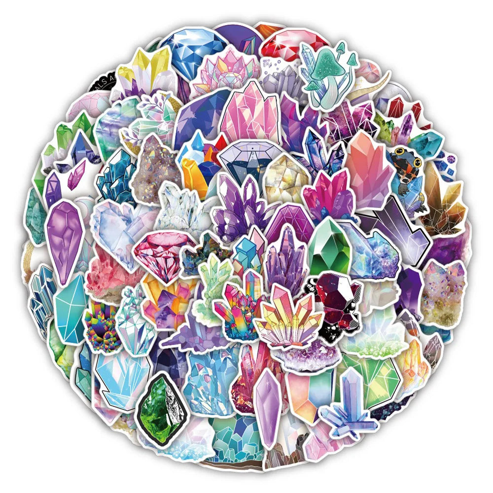 Colorful Cartoon Stickers for Laptop, Luggage, Snowboard - 10/30/50/100PCS (Online Order Only)