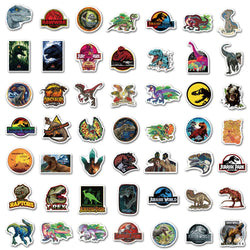 10/30/50PCS Cartoon Jurassic Park Dinosaur Forest Creative Graffiti Sticker Bike Scooter Helmet Laptop Computer Wholesale (Online Order Only)