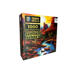 Sedona Sunset 1000 Piece Jigsaw Puzzle Trippy (ONLINE ORDER ONLY)