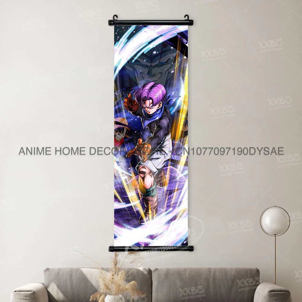 Dragon Ball Posters: Goku & Vegeta Anime Wall Scrolls (ONLINE ORDER ONLY)