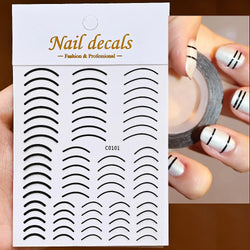 1PC Heart Love Design 3D Nail Art Sticker English Letter Self-Adhesive Slider Valentine's Day DIY Manicure Tips Accessories Tool (ONLINE ORDER ONLY)