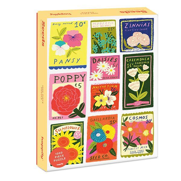 Seeds 1000 Piece Jigsaw Puzzle Happily (ONLINE ORDER ONLY)