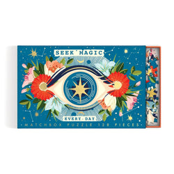 Seek Magic Every Day 128 Piece Matchbox Mini Jigsaw Puzzle Galison (ONLINE ORDER ONLY)
