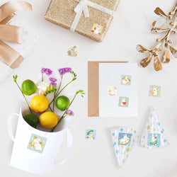 500Pcs/roll Cartoon Rabbit Stickers Adhesive Gift Sealing Labels Paper Animals Sticker Party Decoration Supplies (ONLINE ORDER ONLY)
