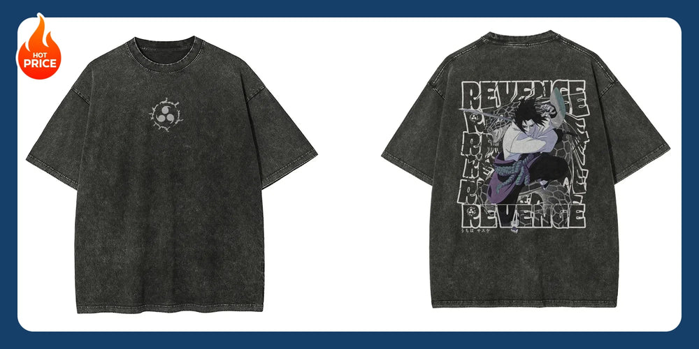 Naruto Washed T-Shirt: Retro 2026 Japanese Cotton Tee (ONLINE ORDER ONLY)