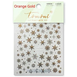 Bronzing Jelly Laser Snowflake Christmas Hot 5D Soft Embossed Relief Self Adhesive Nail Art Decoration Sticker 3D Manicure Decal (ONLINE ORDER ONLY)