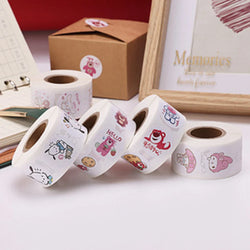 500pcs/roll Animal Cartoon Stickers Kids Toy Stickers Various Cute Design Patterns School Teacher Reward Stationery Stickers (ONLINE ORDER ONLY)