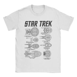 Star Trek Spaceships Of Starfleet T-Shirt - 10 Variants (ONLINE ORDER ONLY)