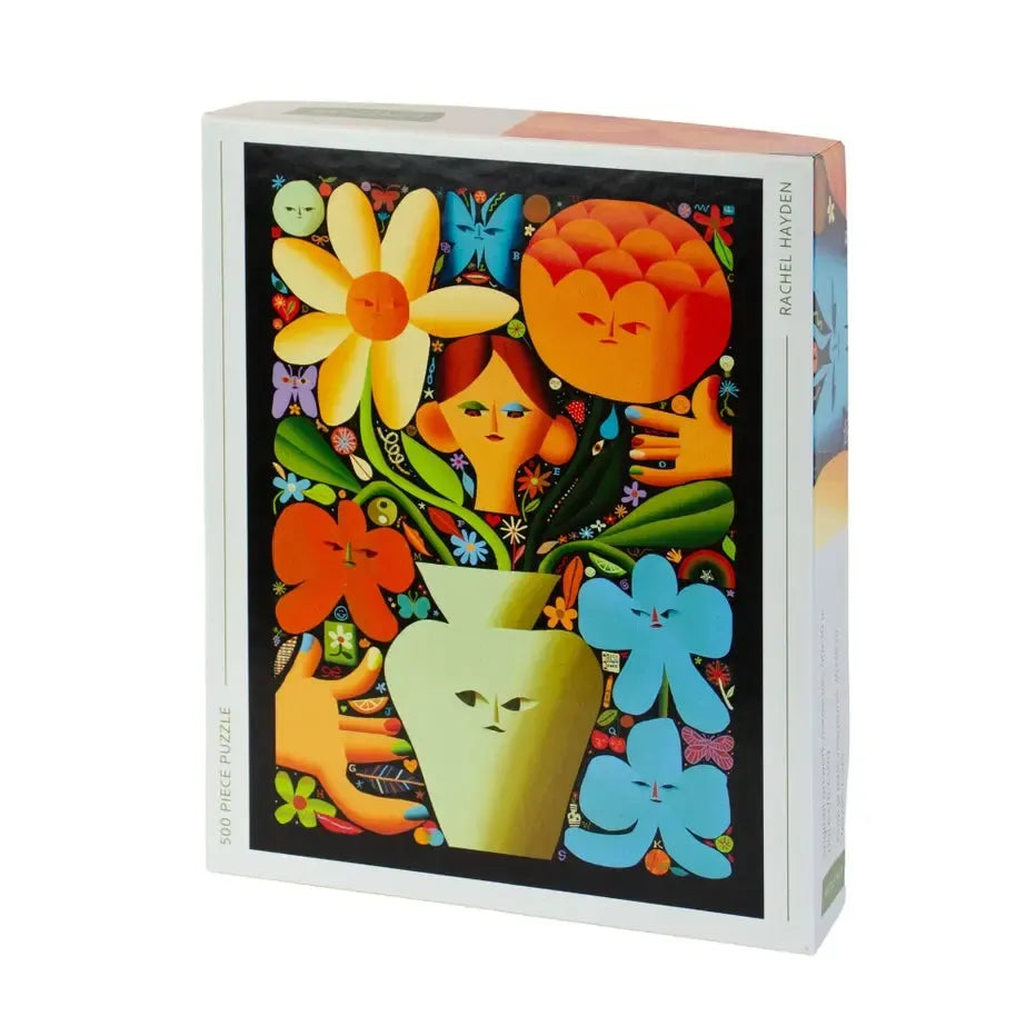 Self Portrait as a Florist by Rachel Hayden 500 Piece Jigsaw Puzzle Kinstler (ONLINE ORDER ONLY)