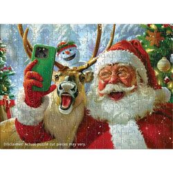 Selfie with Santa 300 Piece Jigsaw Puzzle Eurographics (ONLINE ORDER ONLY)