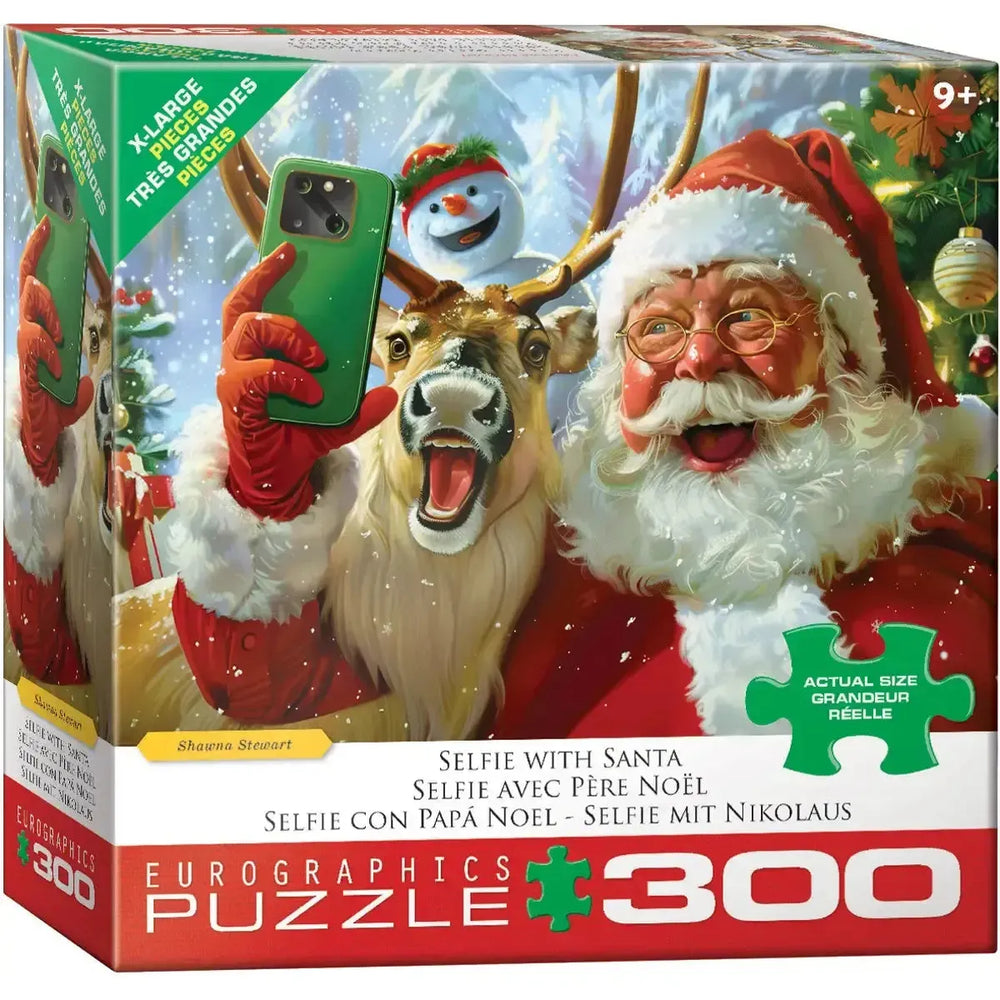 Selfie with Santa 300 Piece Jigsaw Puzzle Eurographics (ONLINE ORDER ONLY)