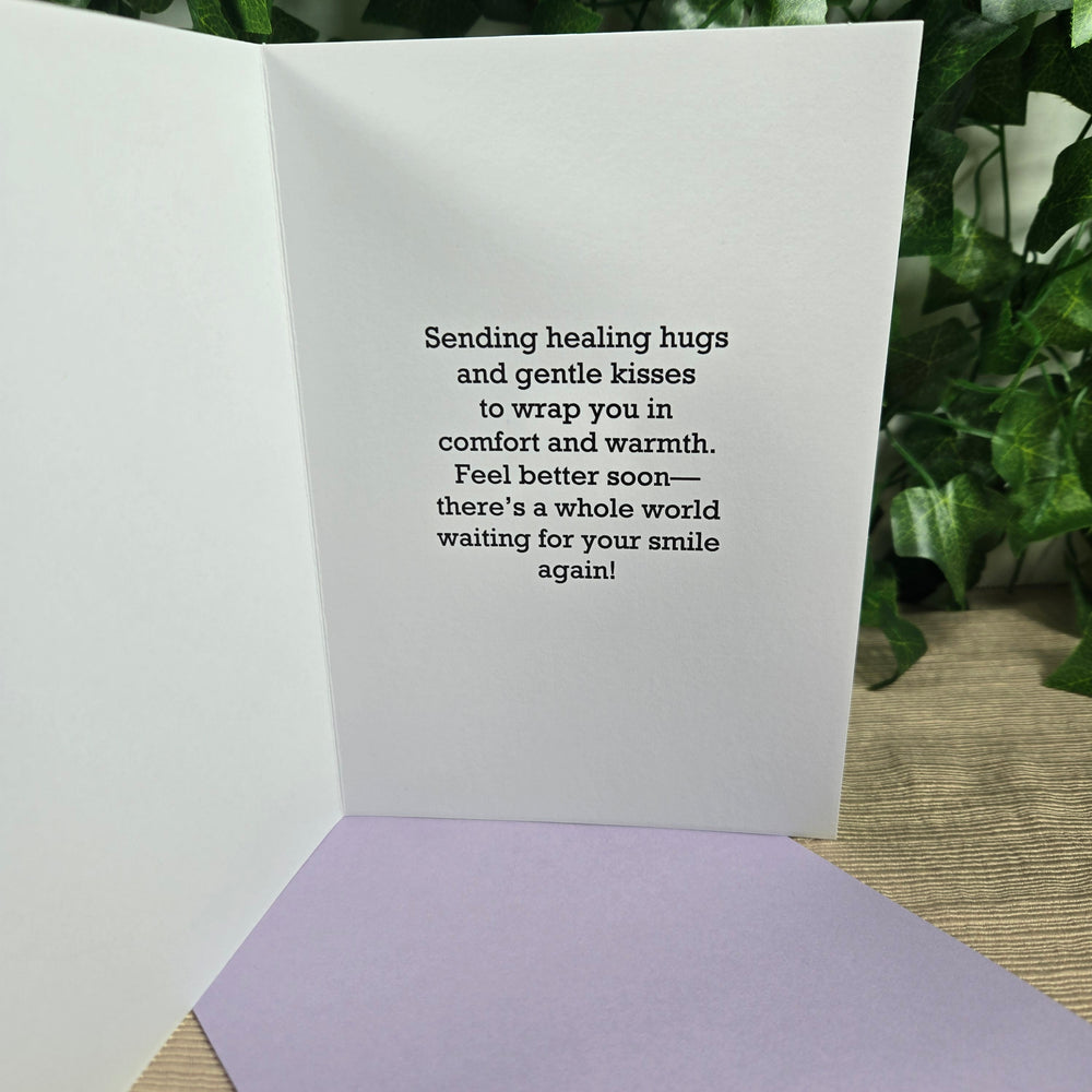 Sending Hugs and Kisses Get Well Soon Card (ONLINE ORDER ONLY)