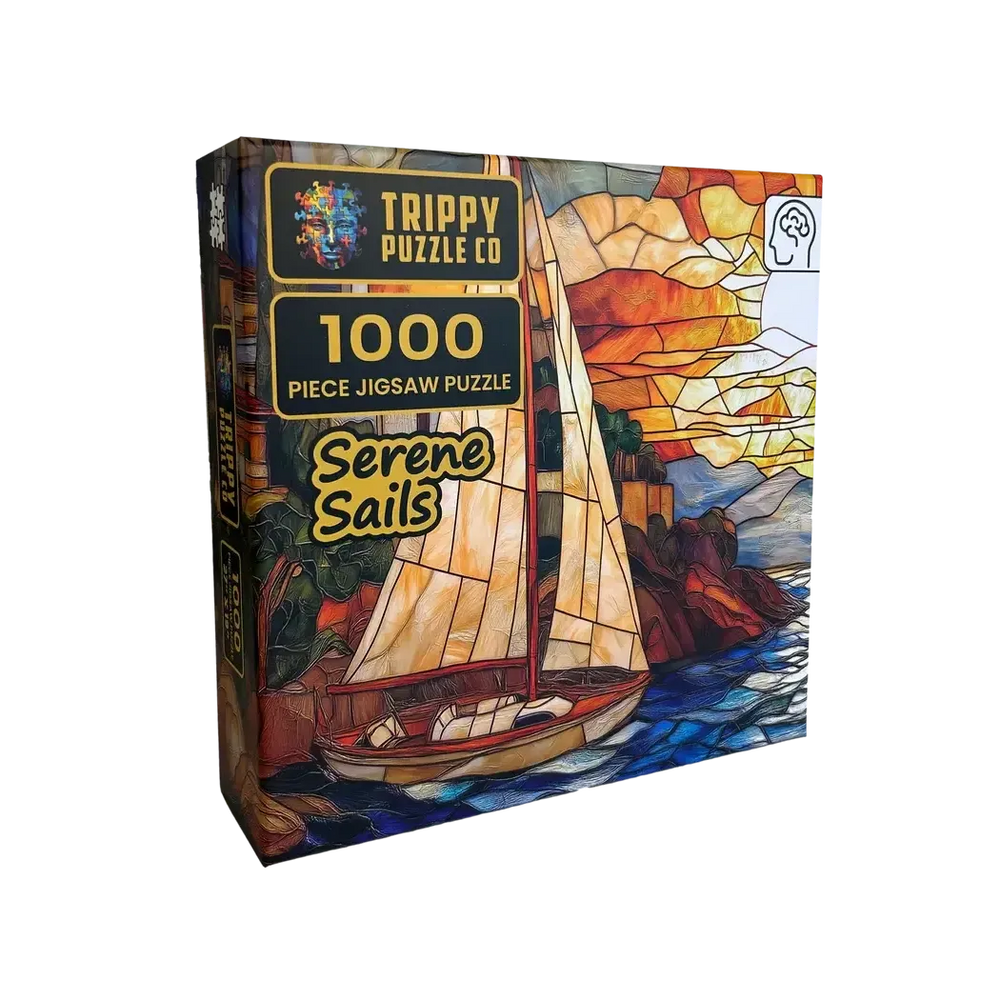 Serene Sails 1000 Piece Jigsaw Puzzle Trippy (ONLINE ORDER ONLY)
