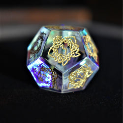 Pre-Order || Serpent of Midgard Prism Glass Dice Set