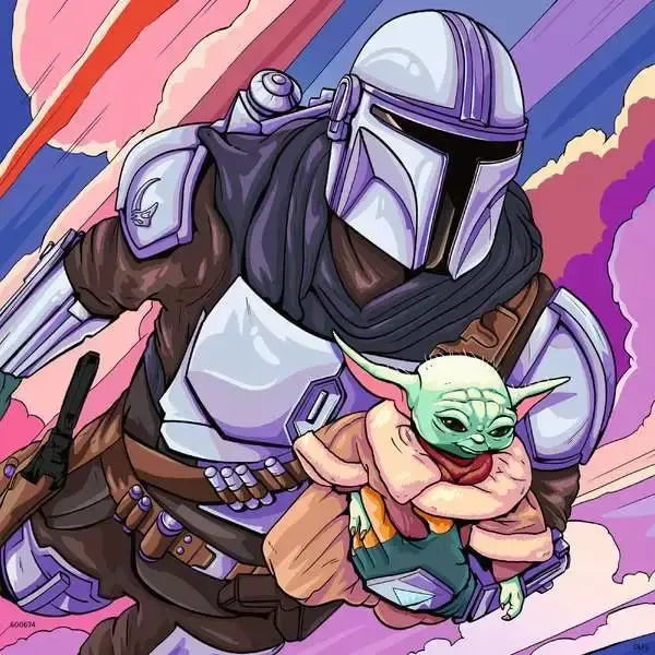 Set of 3 The Mandalorian Grogu Moments 49 Piece Jigsaw Puzzles Ravensburger (ONLINE ORDER ONLY)