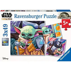 Set of 3 The Mandalorian Grogu Moments 49 Piece Jigsaw Puzzles Ravensburger (ONLINE ORDER ONLY)
