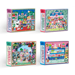 Set of 4 Yumi's 36 Piece Mini Jigsaw Puzzles eeBoo (ONLINE ORDER ONLY)