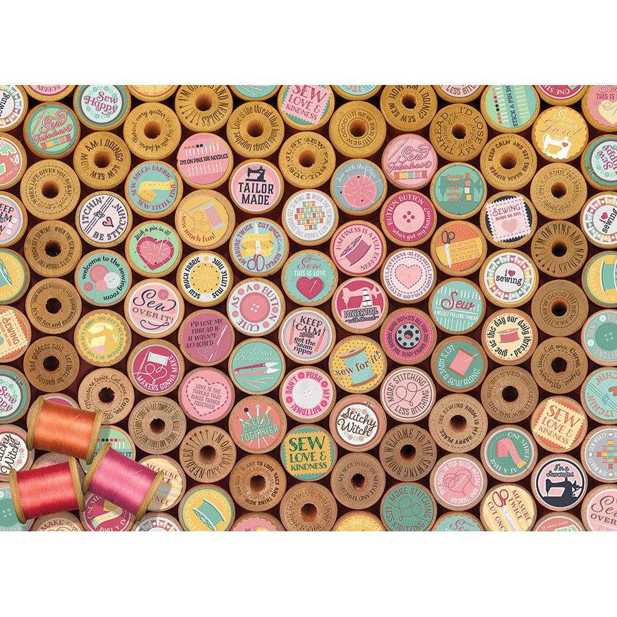Sew Happy! 1000 Piece Jigsaw Puzzle Cobble Hill (ONLINE ORDER ONLY)