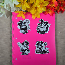 Sassy Witch Halloween Stickers (ONLINE ORDER ONLY)