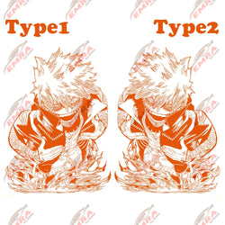 1PCS Large Anime Sticker For Car Hoor Hood External Accessories Die Cutting Waterproof Suntan Prevention Vinyl Decals (ONLINE ORDER ONLY)