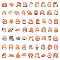 10/30/60PCS Cute Doma Umaru Stickers Anime Meme Sticker Scrapbook Luggage Laptop Guitar Car Bike Skatebaord Decals Catoon Toy (Online Order Only)