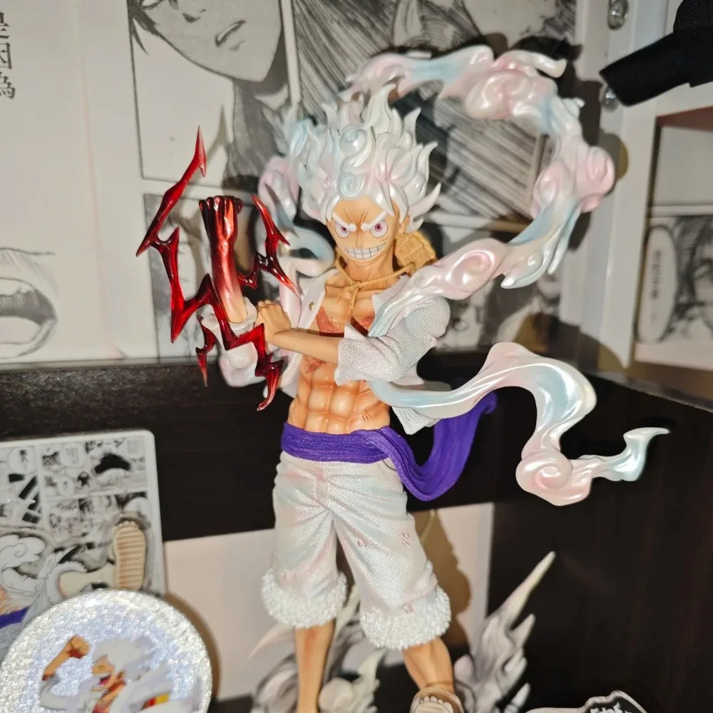 Gear 5 Luffy Figure: 25cm Sun God Nika Anime Statue (ONLINE ORDER ONLY)