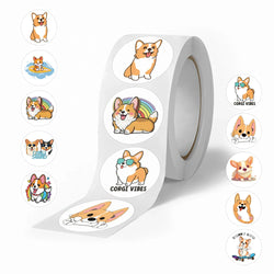 500pcs/roll Kids Stationery Stickers Birthday Party Back ground Fruits Balloon Happy Banner Refrigerator Vegetable Stickers Toys (ONLINE ORDER ONLY)
