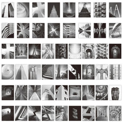 10/30/52pcs Black White Art Cool City Stickers Decal Laptop Phone Guitar Luggage Skateboard Car Waterproof Funny Sticker Kid Toy (Online Order Only)