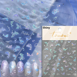 Little Red Fish Jelly Summer Goldfish Carp Ocean Beach Mermaid Sea Shiny Small Koi Soft Relief Nail Art Stickers Manicure Decals (ONLINE ORDER ONLY)