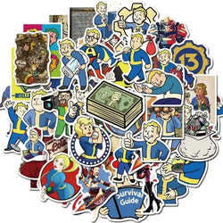 Fallout Graffiti Stickers Pack for Guitar, Laptop, Water Bottle, Suitcase, Scooter, Fridge (ONLINE ORDER ONLY)