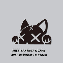 CUTE CAT DECAL,CARTOON CAT stickers,creative&funny decal with high quality for car trucks motorcycles &laptops (ONLINE ORDER ONLY)