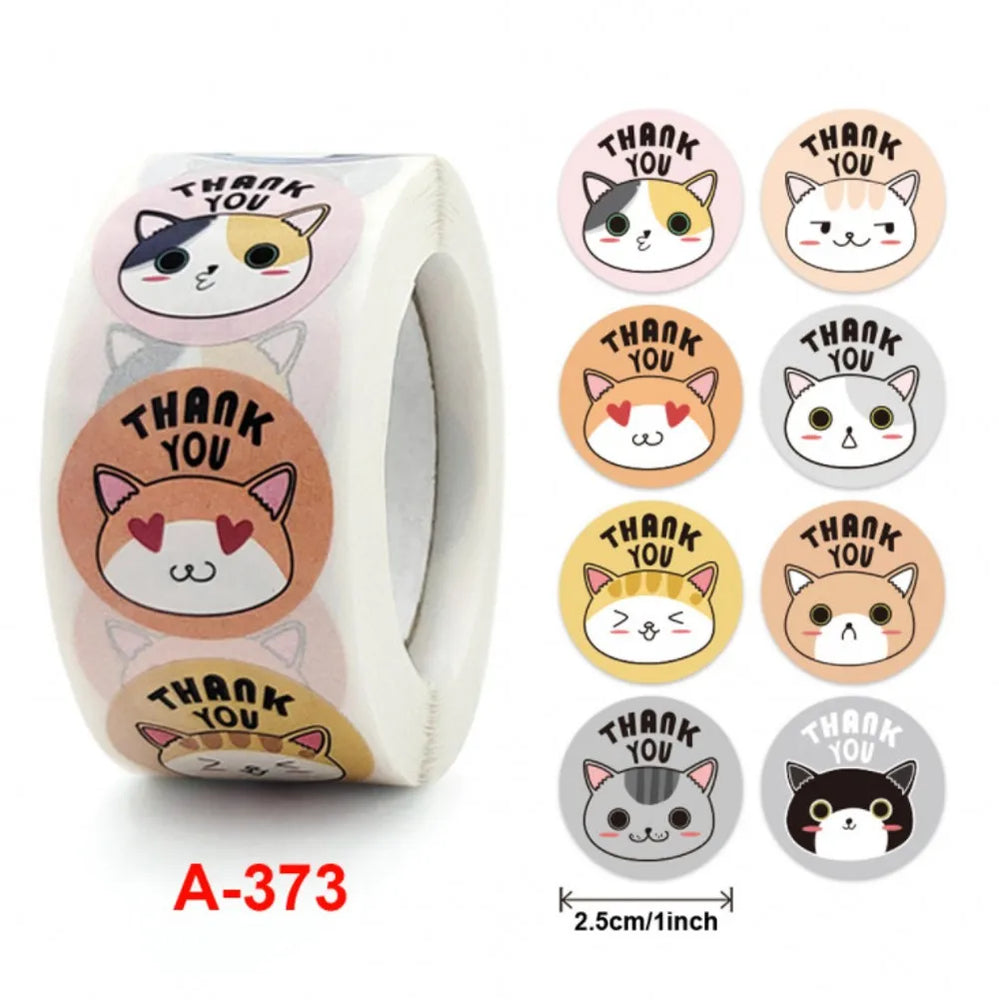 50-500pcs Cartoon Animal kids Sticker Cute Toy Game Sticker DIY Gift Sealing Label Student Decoration Stationery Notebook Supp (ONLINE ORDER ONLY)