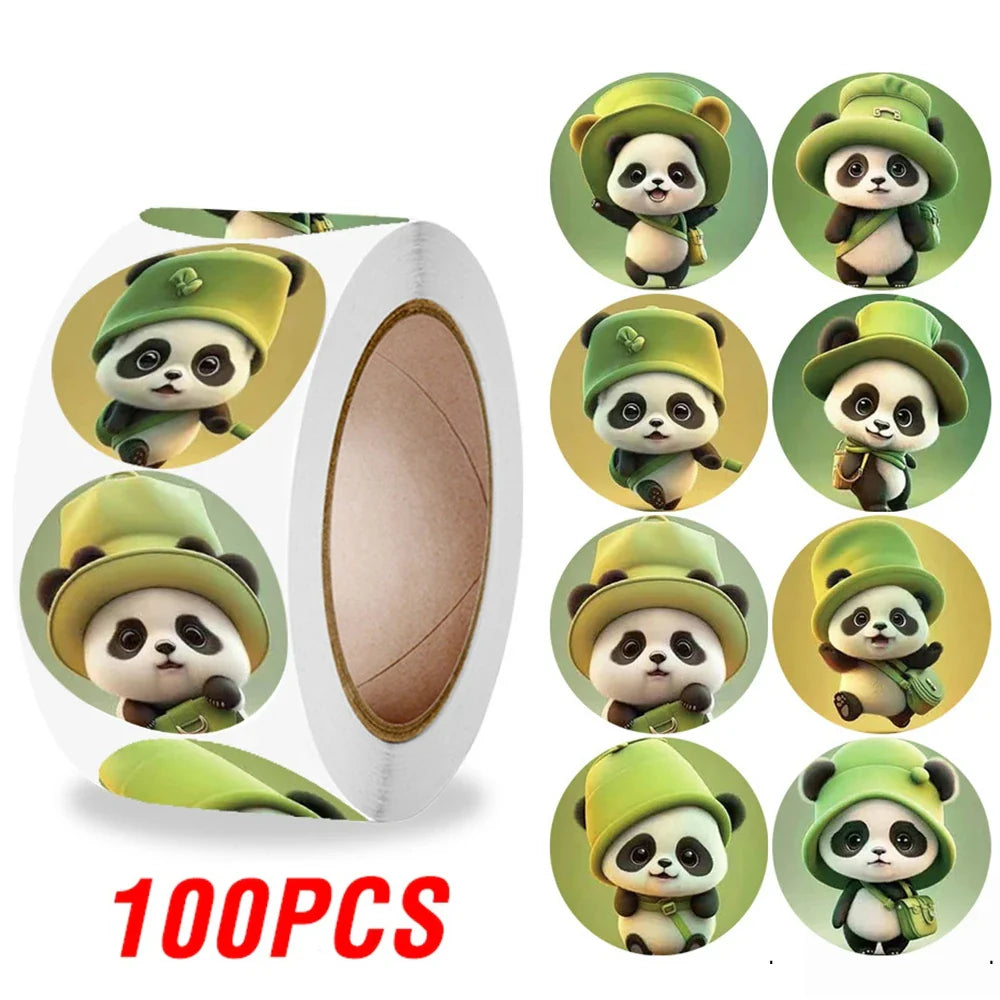100-500pcs Lovely Duck Stickers Reward Self Adhesive Seal Lables For Scrapbooking Cards Handmadek,  Stationery Stickers (ONLINE ORDER ONLY)