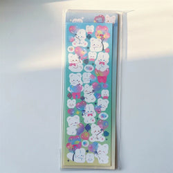 Ins Cute Bear Animals Stickers for Scrapbooking Journal Diary Album Making DIY Arts Crafts Korean Stationery Sticker (ONLINE ORDER ONLY)