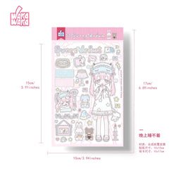 1Pc Scrapbook Material Sticker Decorative Stationery Sticker DIY Arts Crafts Album Deco Sticker Journal Planner Card Sticker (Online Order Only)