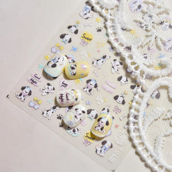 Fruits Apple Strawberry Animals Bear Dog Party Dream Flower Bone Rain Self Adhesive Nail Art Decoration Sticker Manicure Decals (Online Order Only)