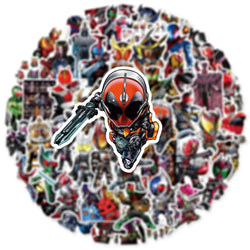 10/30/50PCS KAMEN RIDER GAVV Stickers Funny Aniamtion Sticker Cartoon Kids Toys Luggage Laptop Phone Guitar Car Bike Decals Toy (ONLINE ORDER ONLY)