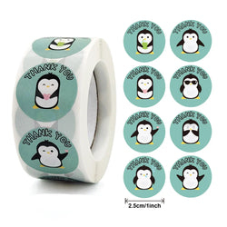 100-500pcs Cute Cartoon Penguin Stickers Children's bonus stickers encourage scrapbooking decorative stationery stickers (Online Order Only)