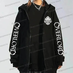 Overlord Horror Skull Hooded Shirt Harajuku Zip Up (ONLINE ORDER ONLY)