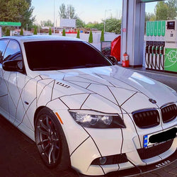 JDM Movement Car Sticker For Full Body Car Decoration Competition Style Striped Sticker Accessories Die Cutting PVC Vinyl Decals (ONLINE ORDER ONLY)