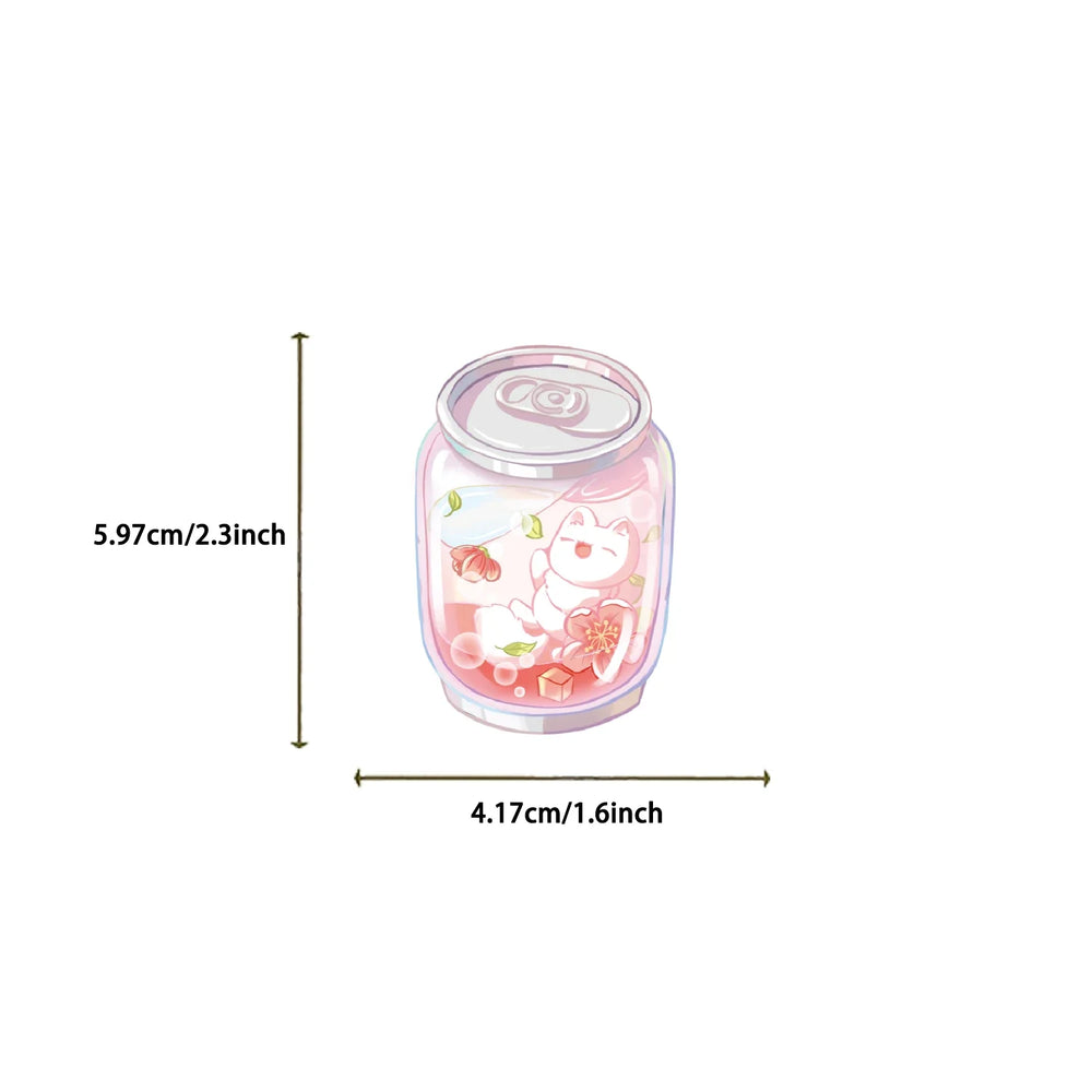 50Pcs Cute Cartoon Animals Plants Glass Stickers DIY Phone Guitar Laptop Notebook Suitcase Cup Waterproof Sticker Kids Toy﻿ (ONLINE ORDER ONLY)