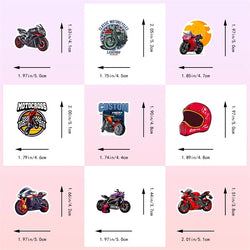 10/30/50PCS Fast Motorcycle PVC Sticky Sticker Aesthetic Chidlren's Stationery Decoration Scrapbooking Hand Accounting Supplies (ONLINE ORDER ONLY)