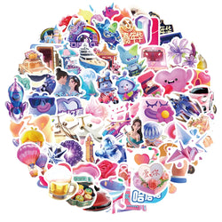 TikTok Gift Special Effect Stickers for Kids DIY Notebook Phone Bike Laptop Car PVC (ONLINE ORDER ONLY)