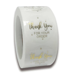 100-500pcs transparent labels 1 inch business package seal labels sticker PVC adhesive custom sticker stationery supply (ONLINE ORDER ONLY)