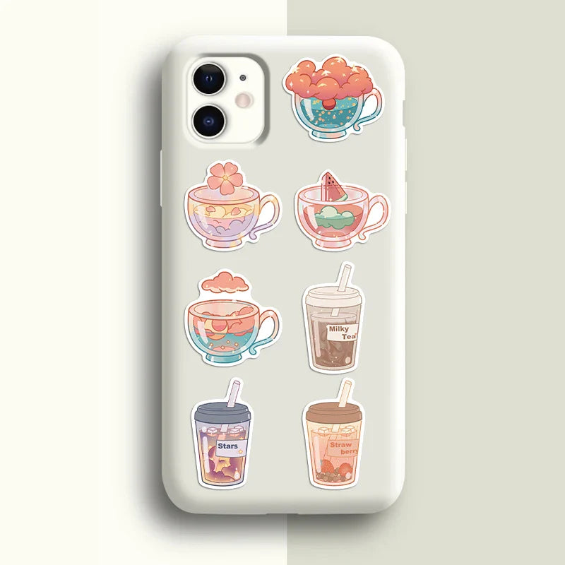 10/30/50Pcs Ins Drink Bottle Stickers Graffiti For Skateboard Notebook Phone Helmet Decal Waterproof Kids Sticker Toy (ONLINE ORDER ONLY)