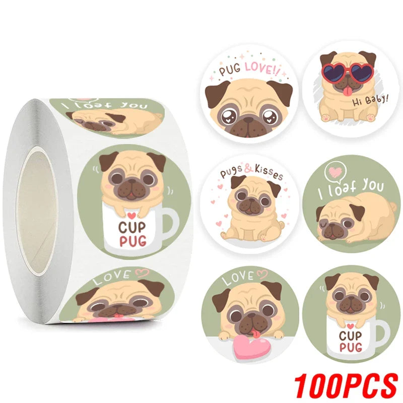 100-500pcs Lovely Animal Stickers Sealing Labels Reward Sticker For School Teacher Kids Stationery Sticker Gift Decor (ONLINE ORDER ONLY)
