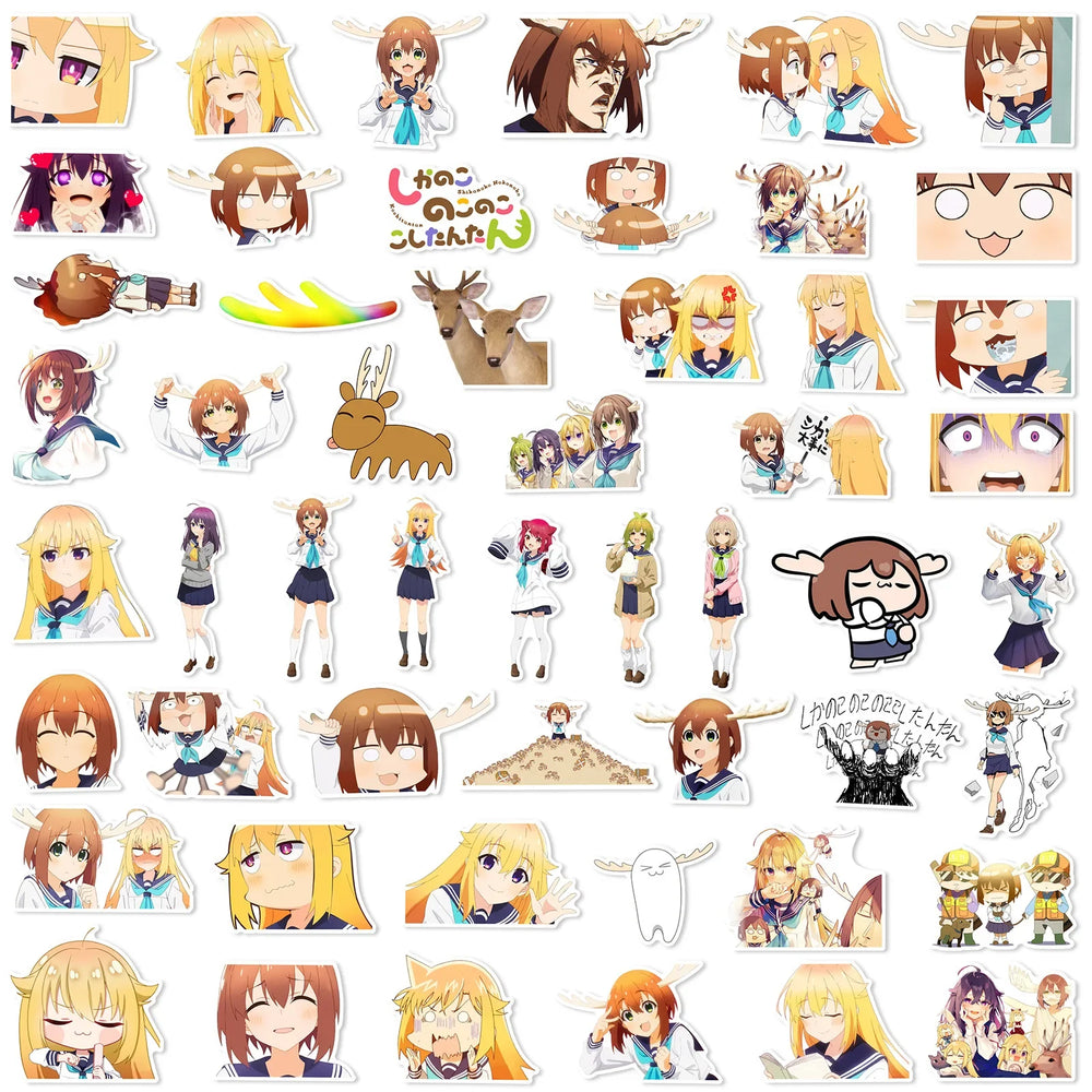 10/30/50PCS My Deer Friend Nokotan Stickers Cartoon Decals Anime Sticker Kids Toy Scrapbook Luggage Laptop Phone Bike Skateboard (ONLINE ORDER ONLY)