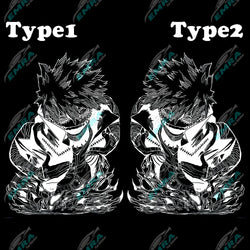 1PCS Large Anime Sticker For Car Hoor Hood External Accessories Die Cutting Waterproof Suntan Prevention Vinyl Decals (ONLINE ORDER ONLY)