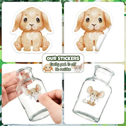 100-500pcs Animals Reward Stickers for Kids Children Kindergarten School Encouragement Students Games Toy Stationery Sticker (Online Order Only)