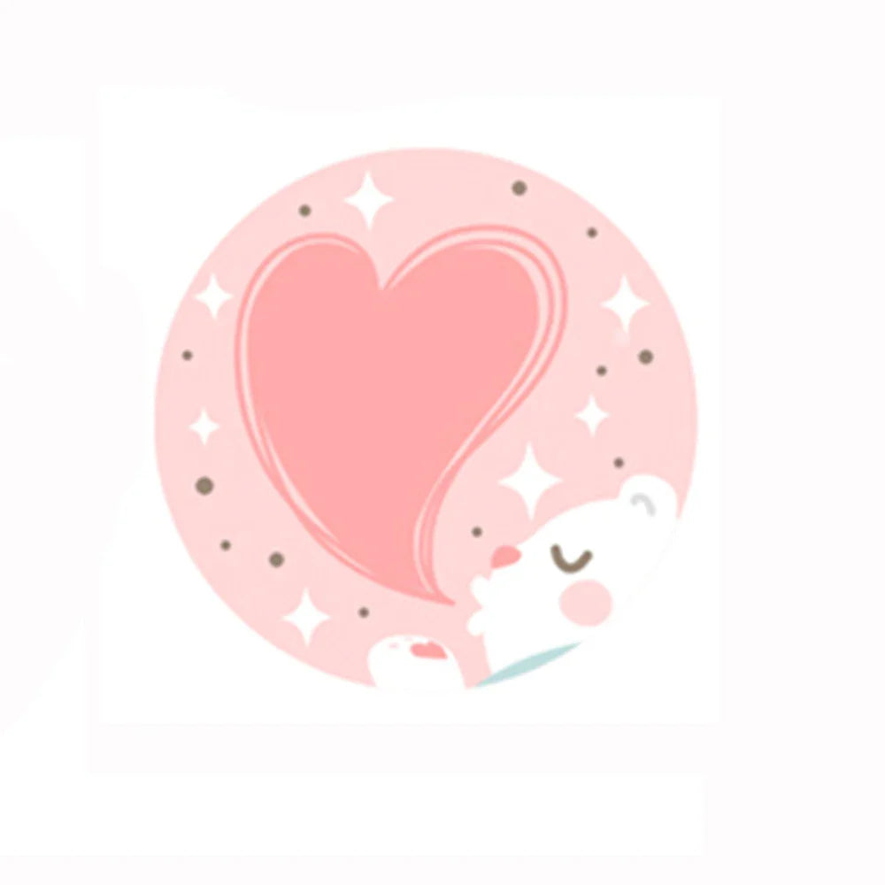 100-500pcs Kawaii Children Reward Stickers Creative School Supplies Cute Animal Encourage Sticker 2.5cm Circle Kids Toy Stickers (Online Order Only)